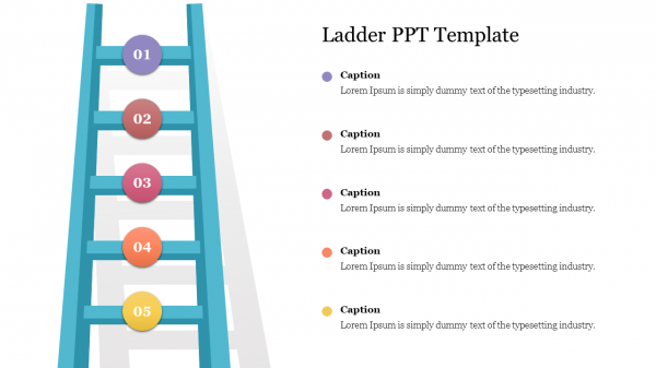 Ladder PPT Template Free