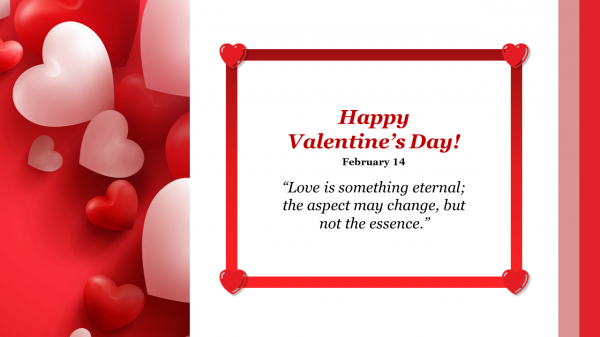 Happy Valentines Day PPT Template