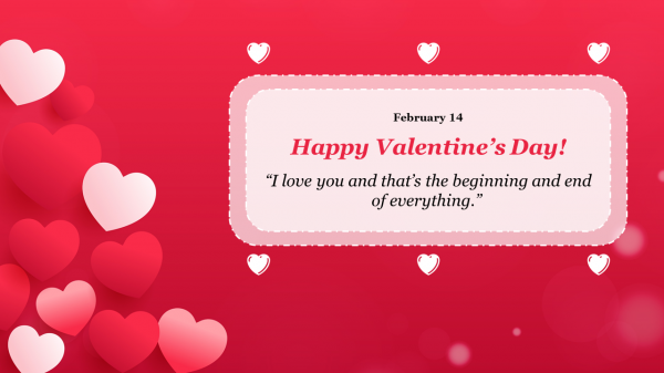 Valentines Day Google Slide Templates