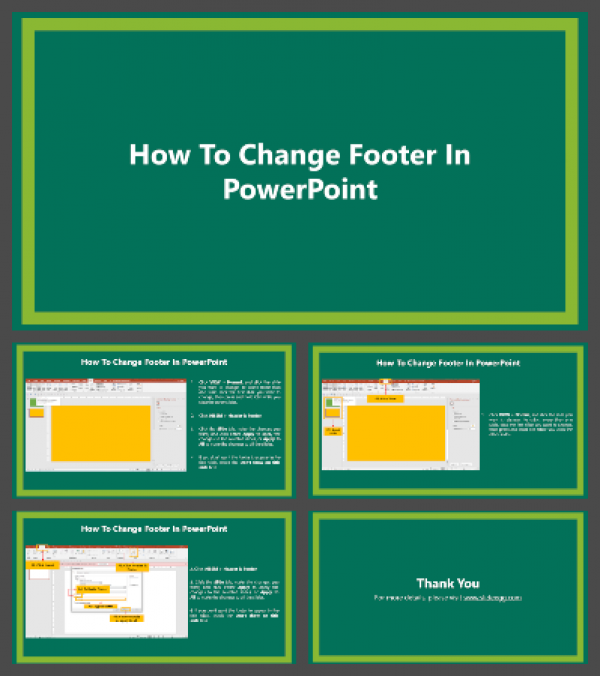 How To Change Footer In PowerPoint