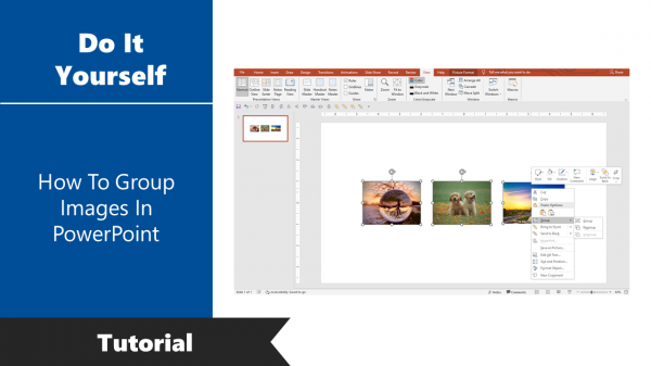 How To Group Images In PowerPoint