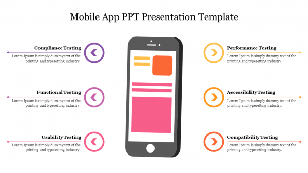 Mobile App PPT Presentation Template