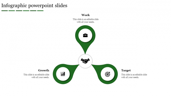 infographic powerpoint slides-3-Green
