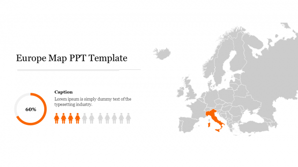 Europe Map PPT Template Free