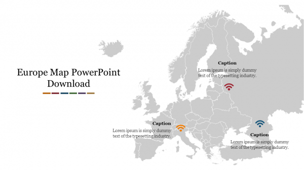 Europe Map PowerPoint Free Download