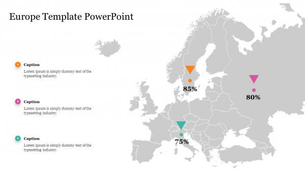 Europe Template PowerPoint Free
