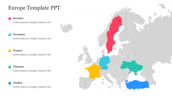 Europe Template PPT