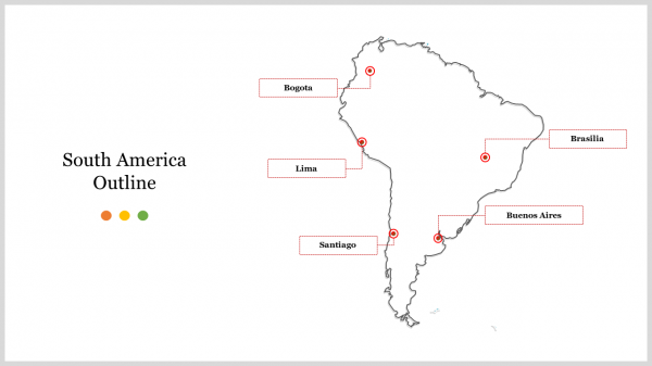 South America Outline
