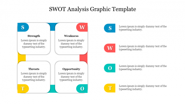 Attractive%20SWOT%20Analysis%20Graphic%20Template%20For%20Presentation