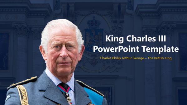 King Charles III PowerPoint Template