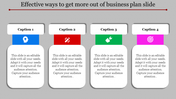 business plan slide