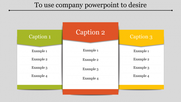 company powerpoint-To use company powerpoint to desire