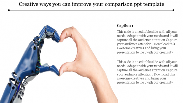 comparison ppt template-Creative ways you can improve your comparison ppt template
