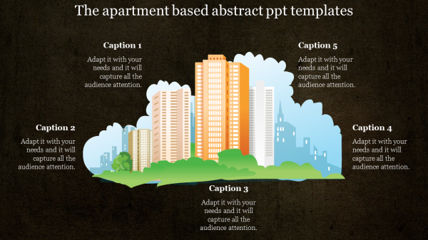 abstract ppt templates-The apartment based abstract ppt templates