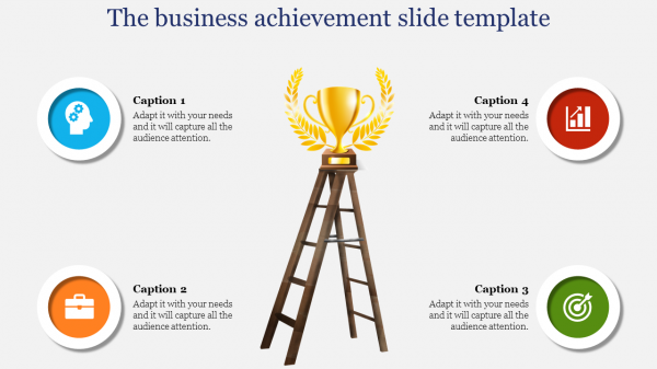 achievement slide template-The business achievement slide template