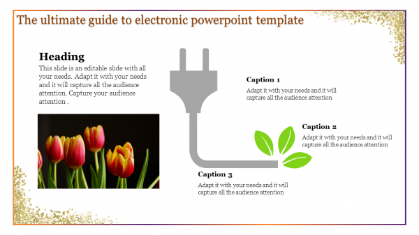 Creative Electronic PowerPoint Template Presentation