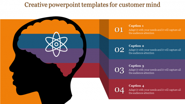 creative powerpoint templates-Creative powerpoint templates for customer mind