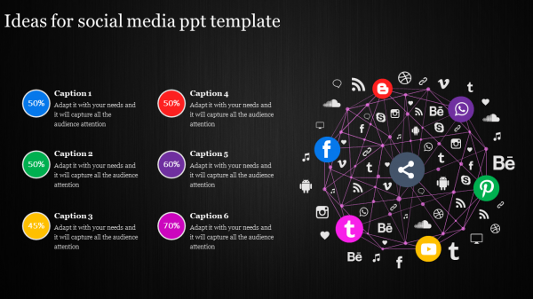 social media ppt template-Ideas for social media ppt template