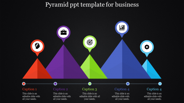 pyramid ppt template-Pyramid ppt template for business