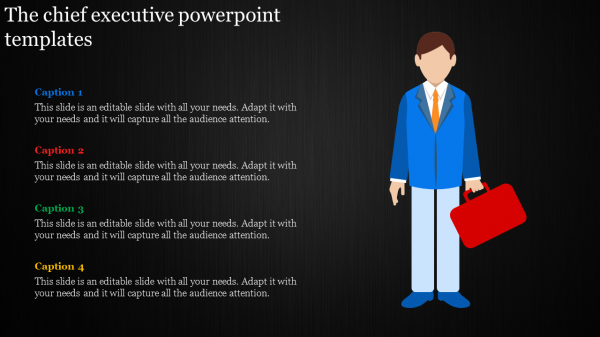 executive powerpoint templates-The chief executive powerpoint templates