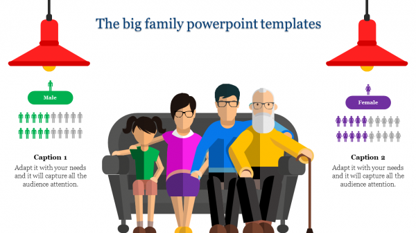 family powerpoint templates-The big family powerpoint templates