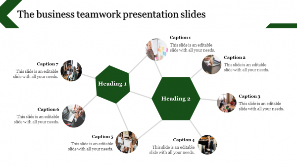 teamwork presentation slides-The business teamwork presentation slides