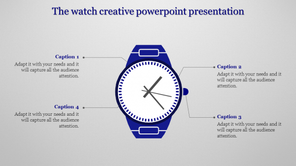 creative powerpoint presentation-The watch creative powerpoint presentation