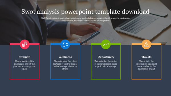 swot analysis powerpoint template download