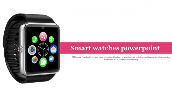 Smart watches powerpoint templates