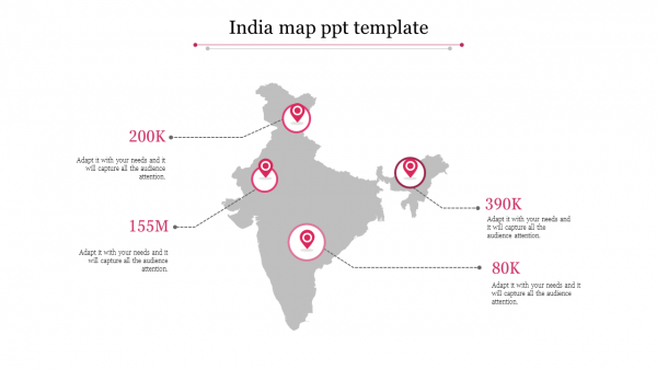 india map ppt template