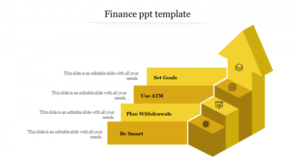 finance ppt template-Yellow