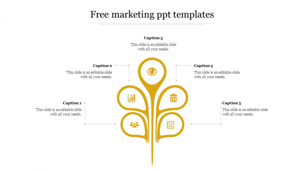 free marketing ppt templates-Yellow