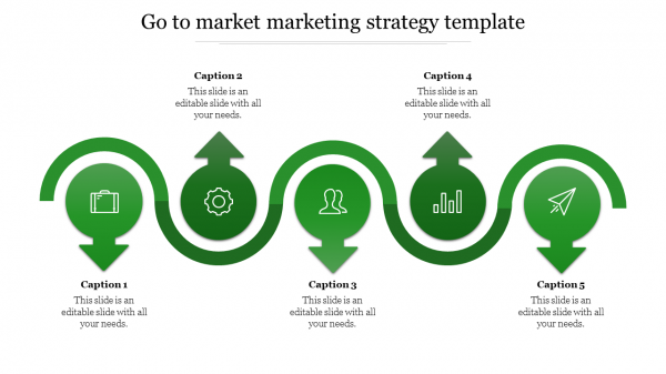 go to market marketing strategy template-Green
