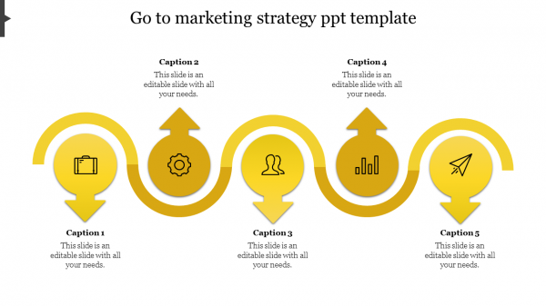 go to marketing strategy ppt template-Yellow