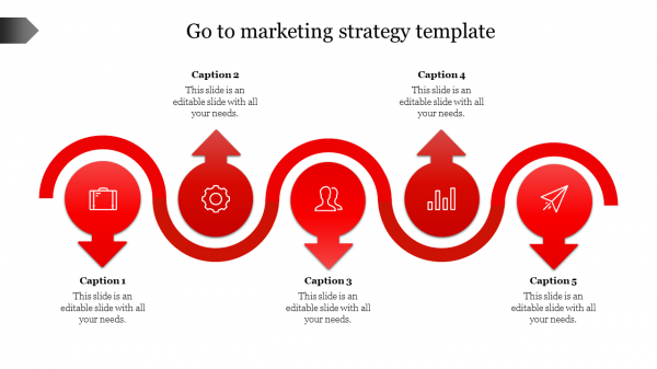 go to marketing strategy template-Red