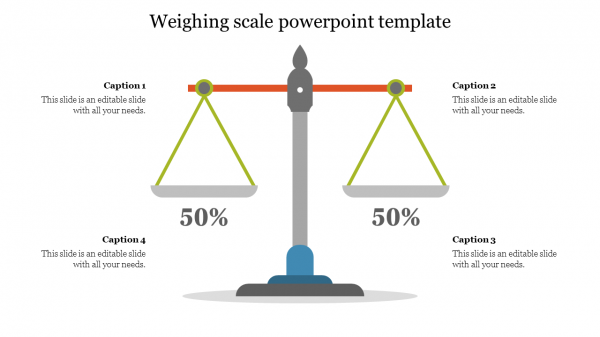 weighing scale powerpoint template-Style 2
