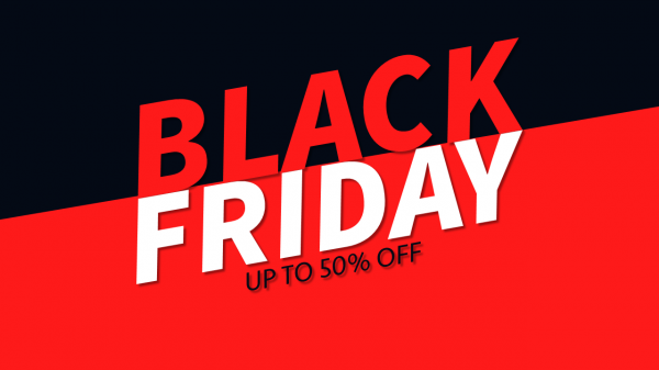 Black friday background template