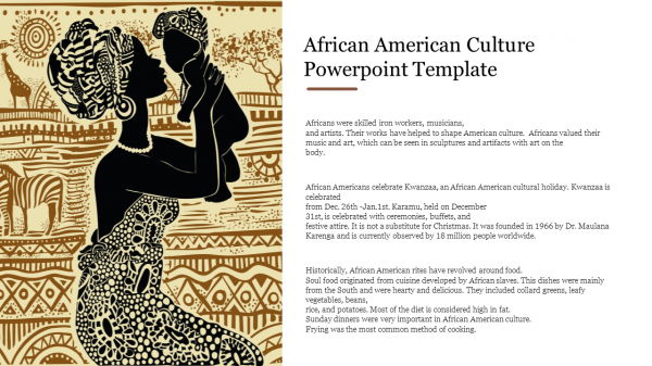 african american culture powerpoint template