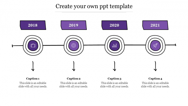 create your own ppt template-Purple