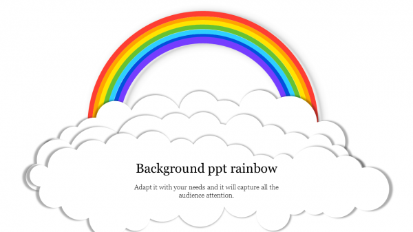 background ppt rainbow