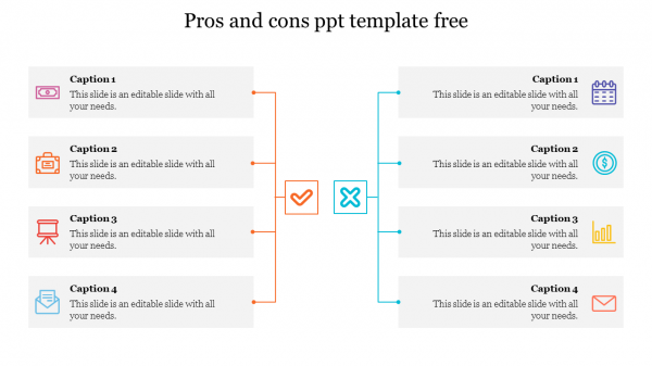 pros and cons ppt template free
