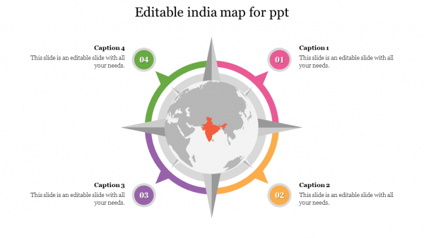 editable india map for ppt free download