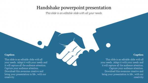 Handshake powerpoint presentation