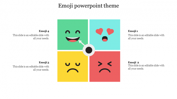 Elegant Emoji PowerPoint Theme Design Presentation slides