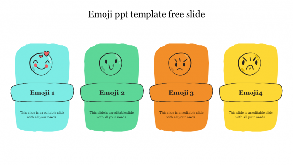 emoji ppt template free