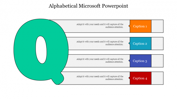Alphabetical Microsoft Powerpoint