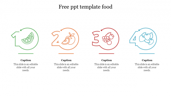 free ppt template food