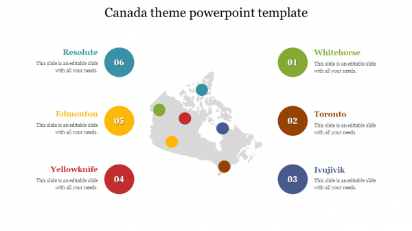 canada theme powerpoint template