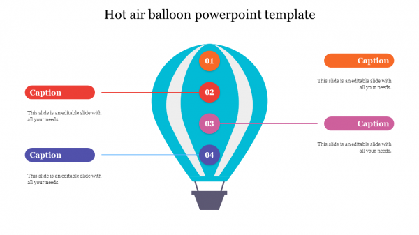 hot air balloon powerpoint template