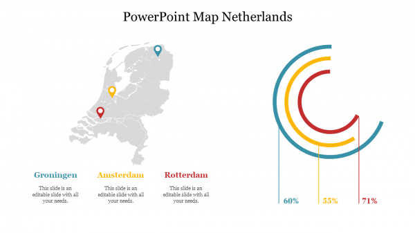 PowerPoint Map Netherlands